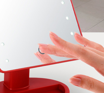 触屏式LED台式镜详情页设计 180度自由旋转